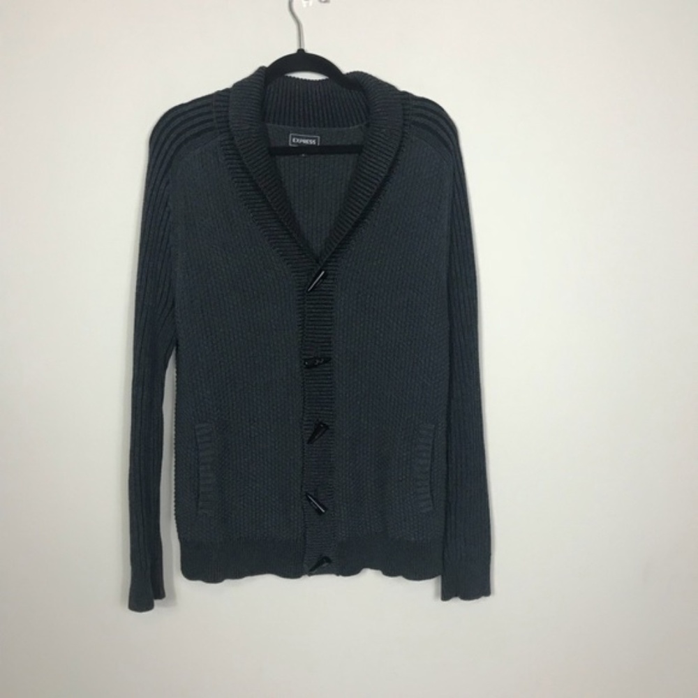 Gray Express Button Up Cardigan sz.M